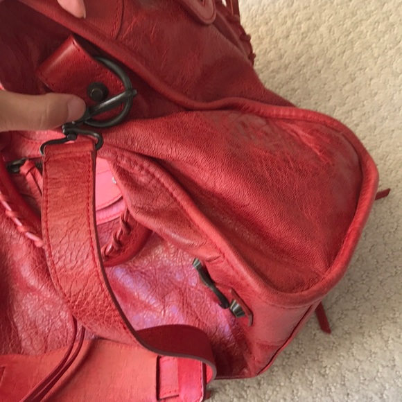 BALENCIAGA 2010 CLASSIC CITY IN RED - Picture 8 of 8